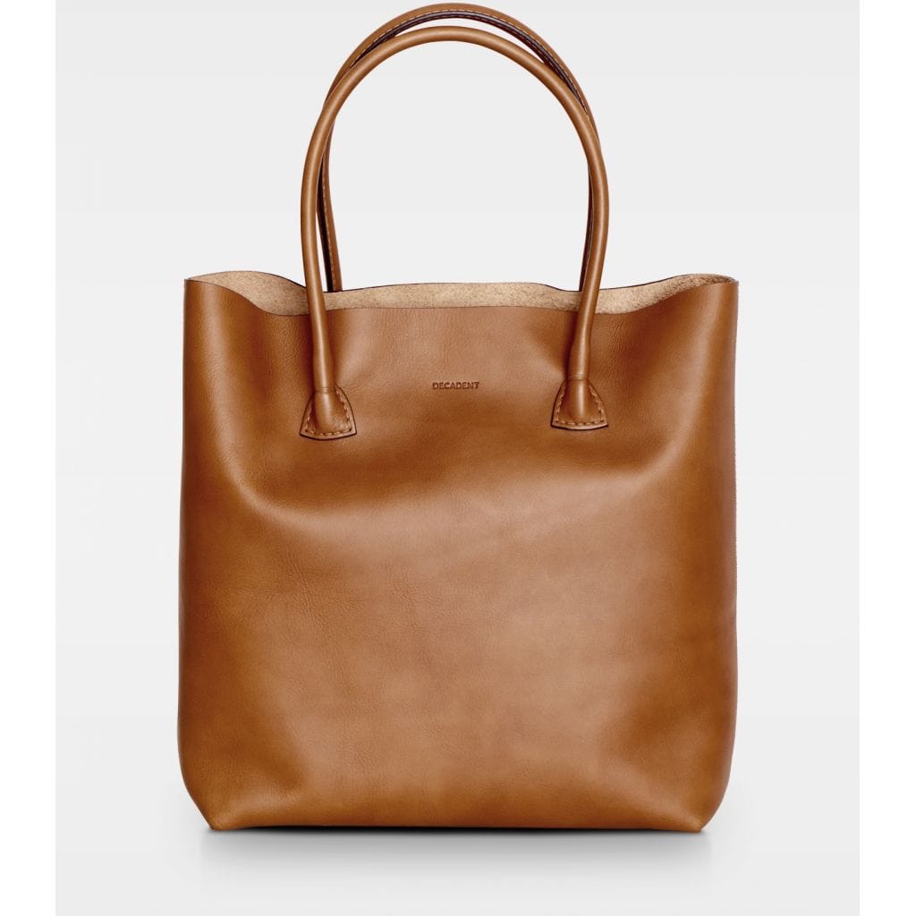 Elsa Plain Tote Cognac | Accessories | Smuk - Dameklær på nett