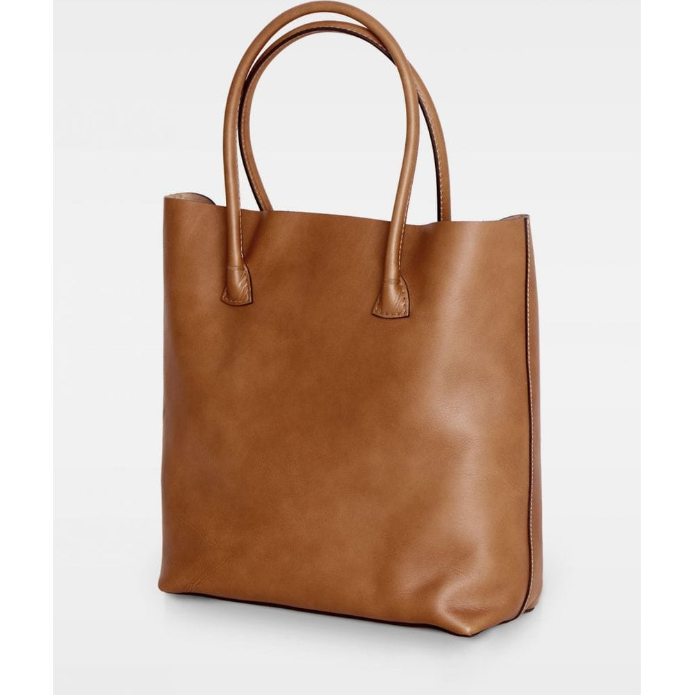 Elsa Plain Tote Cognac | Accessories | Smuk - Dameklær på nett