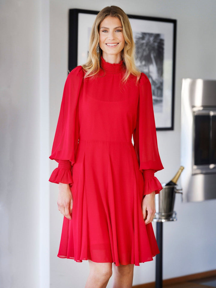 Emilia Dress Red | Kjoler | Smuk - Dameklær på nett