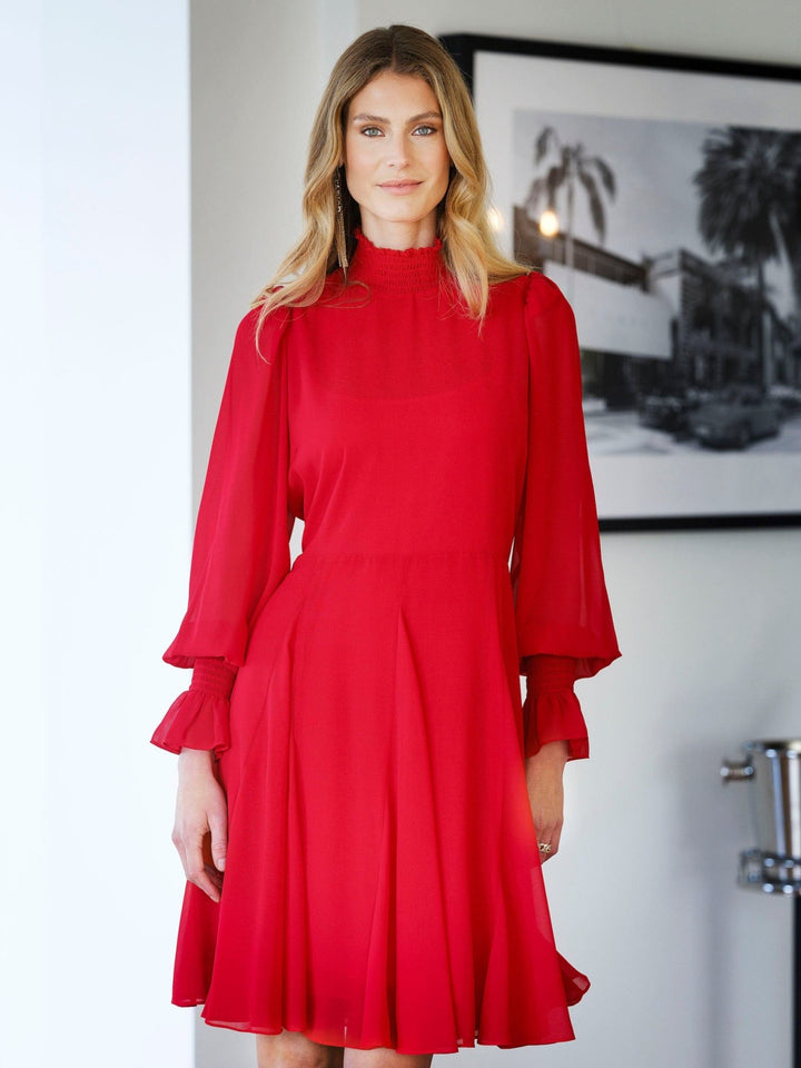 Emilia Dress Red | Kjoler | Smuk - Dameklær på nett