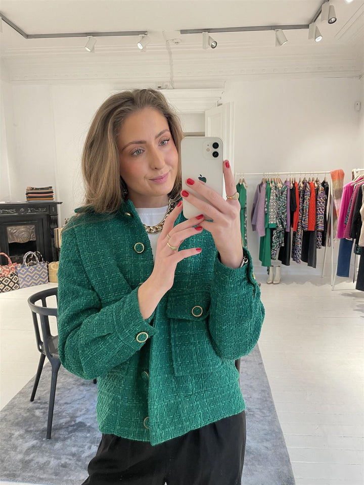 Enzo Jacket Vert | Yttertøy | Smuk - Dameklær på nett