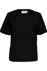 Essential Ss Boxy Tee Black