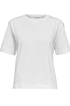 Essential Ss Boxy Tee Bright White