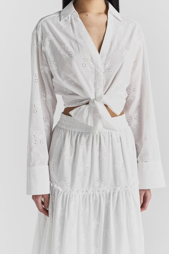 Eudora Shirt White | Skjorter og bluser | Smuk - Dameklær på nett