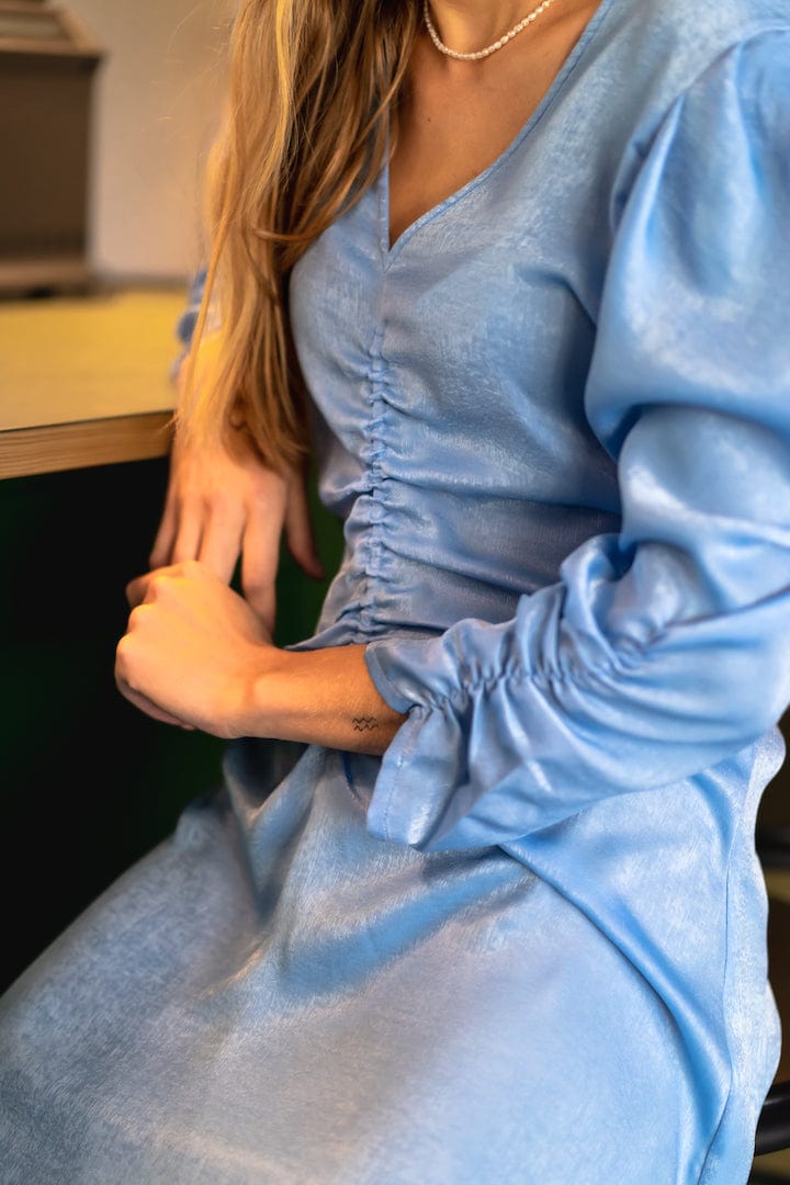 Evi Dress Blue | Kjoler | Smuk - Dameklær på nett