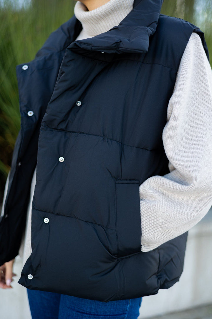 Falliw Vest Black | Yttertøy | Smuk - Dameklær på nett