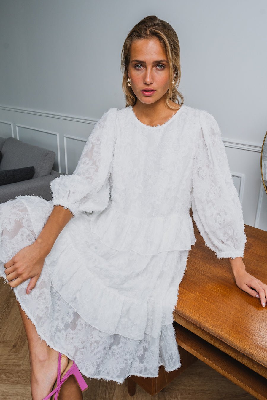 Feana New Dress White | Kjoler | Smuk - Dameklær på nett