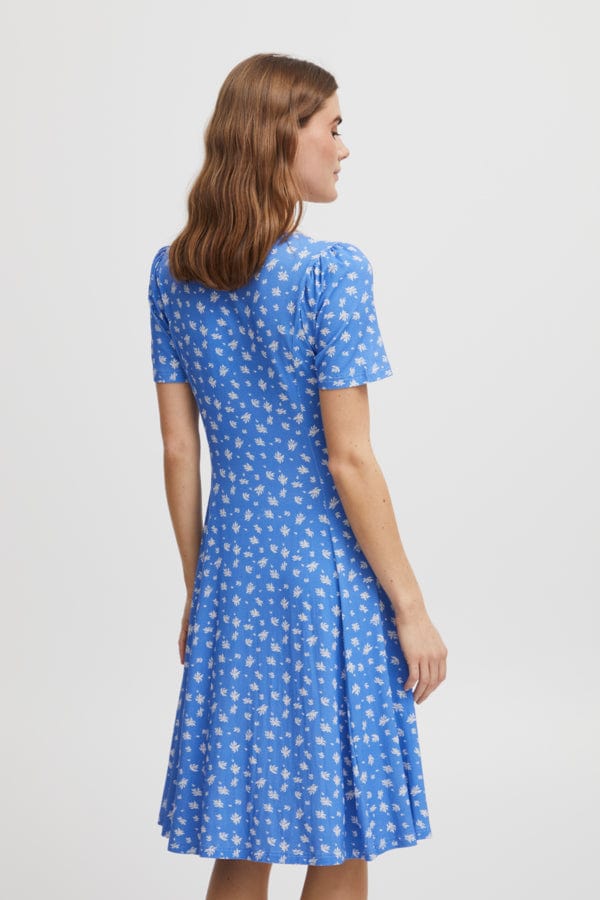 Fedot 1 Dress Ultramarine W. Flowers | Kjoler | Smuk - Dameklær på nett