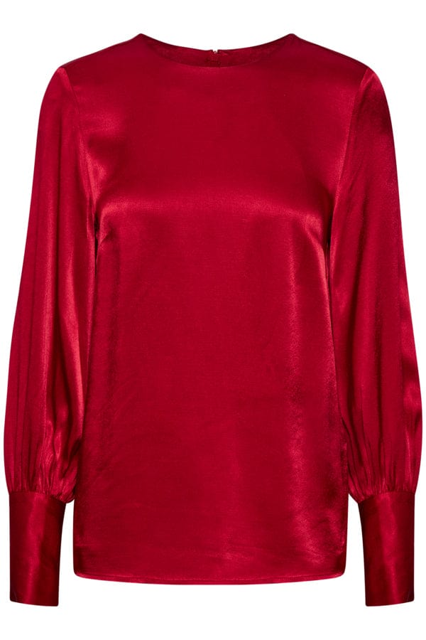 Fergiaiw Blouse True Red | Skjorter og bluser | Smuk - Dameklær på nett