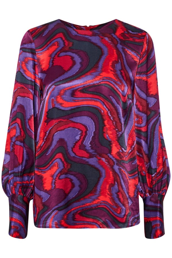 Fergiaiw Blouse Wavy Colours | Skjorter og bluser | Smuk - Dameklær på nett