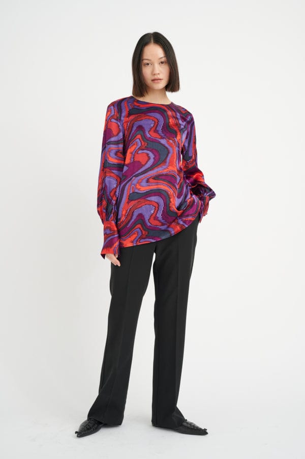 Fergiaiw Blouse Wavy Colours | Skjorter og bluser | Smuk - Dameklær på nett