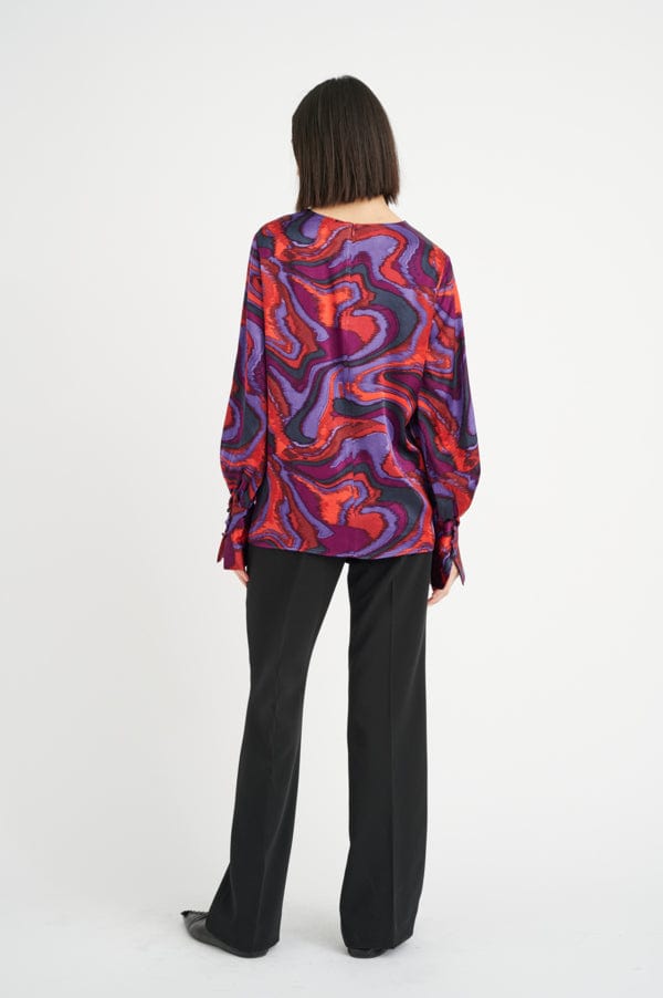 Fergiaiw Blouse Wavy Colours | Skjorter og bluser | Smuk - Dameklær på nett