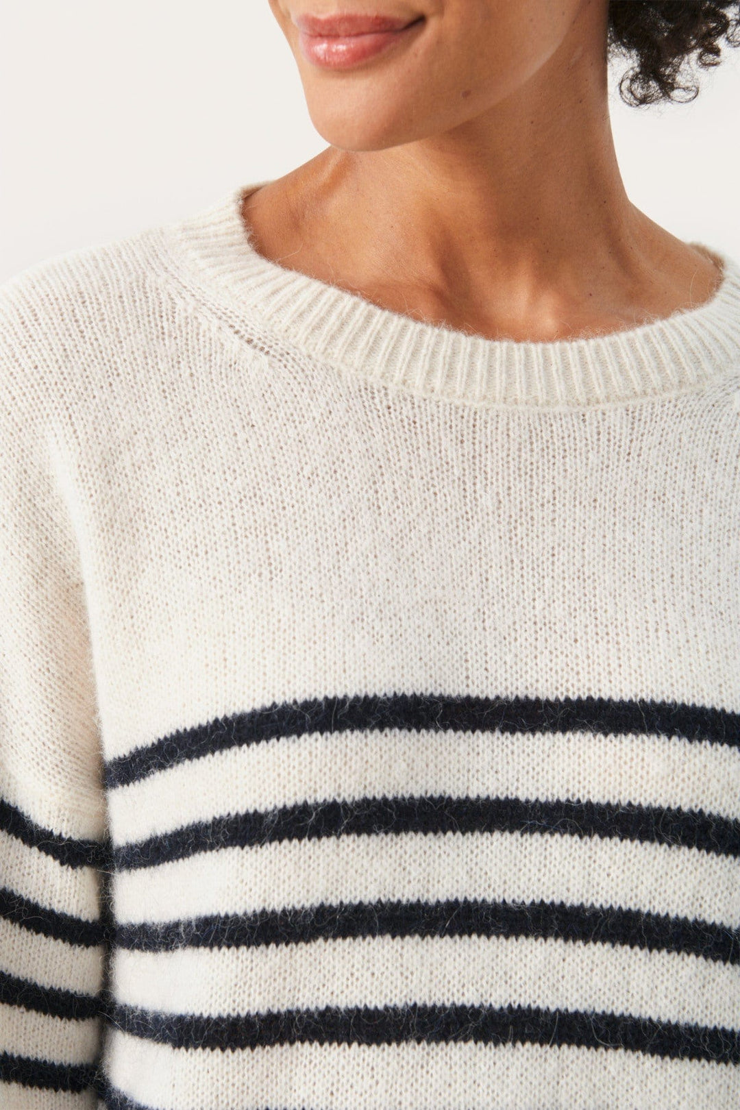 Finnleypw Pullover Whitecap Gray Stripe | Genser | Smuk - Dameklær på nett