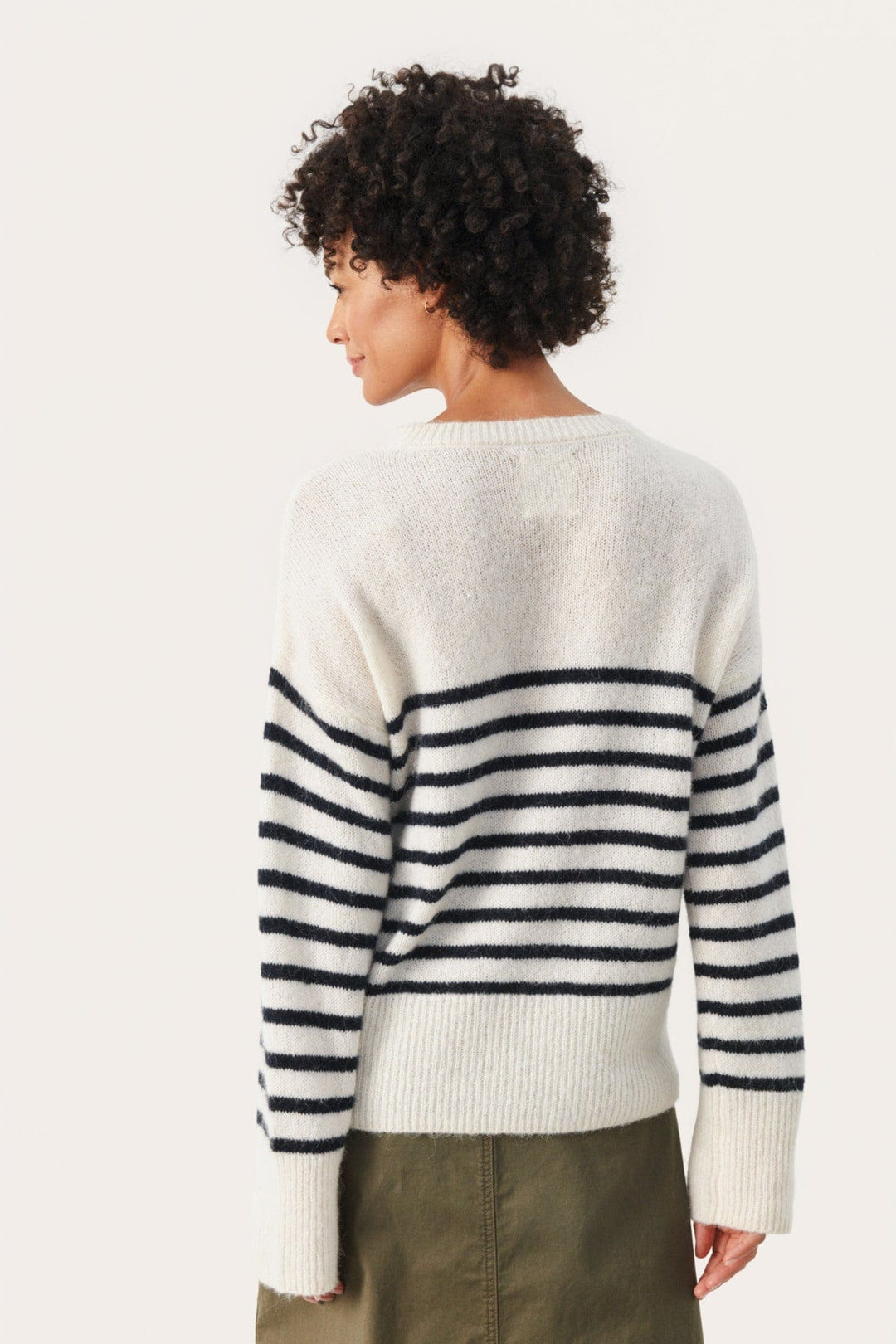 Finnleypw Pullover Whitecap Gray Stripe | Genser | Smuk - Dameklær på nett