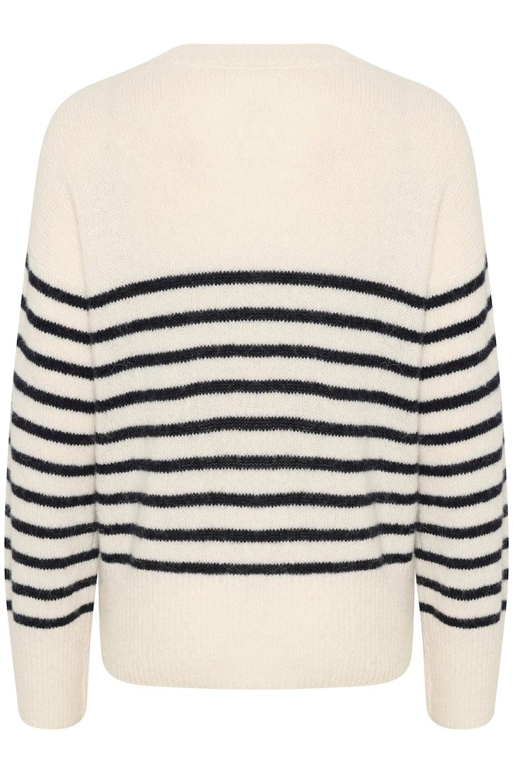 Finnleypw Pullover Whitecap Gray Stripe | Genser | Smuk - Dameklær på nett