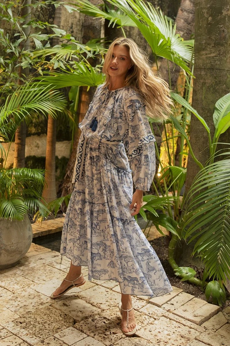 Francesca Dress Blue | Kjoler | Smuk - Dameklær på nett