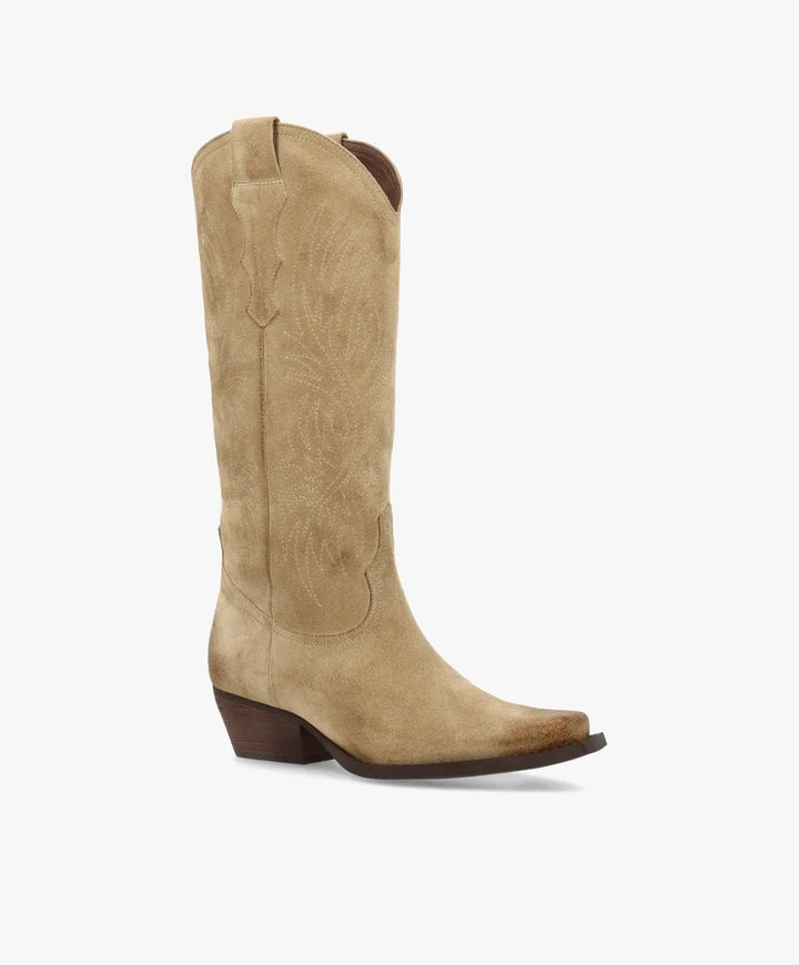 Frankie Western Boots S Taupe | Sko | Smuk - Dameklær på nett