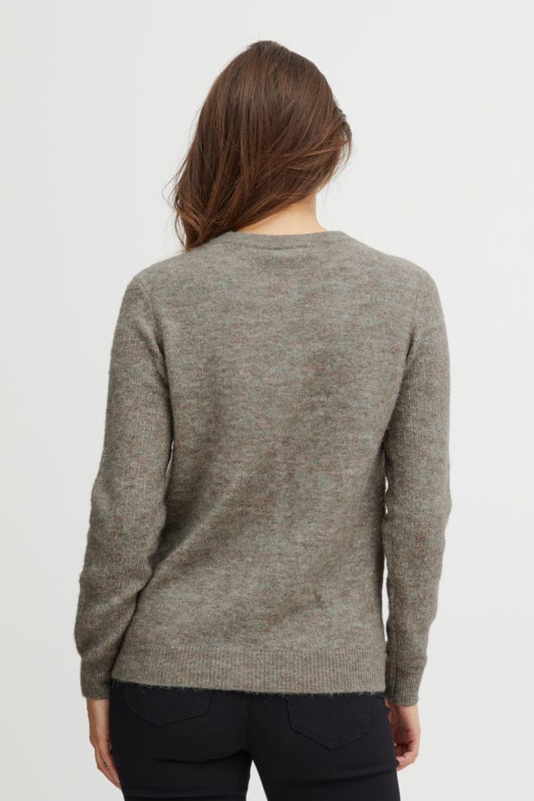 Frsandy Cardigan Loden Frost Melange | Genser | Smuk - Dameklær på nett