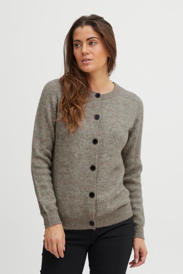 Frsandy Cardigan Loden Frost Melange | Genser | Smuk - Dameklær på nett