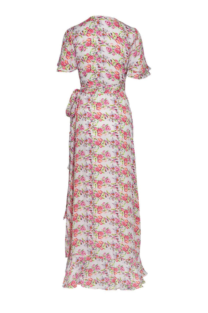Gabriella Maxi Dress Lavender Flower | Kjoler | Smuk - Dameklær på nett