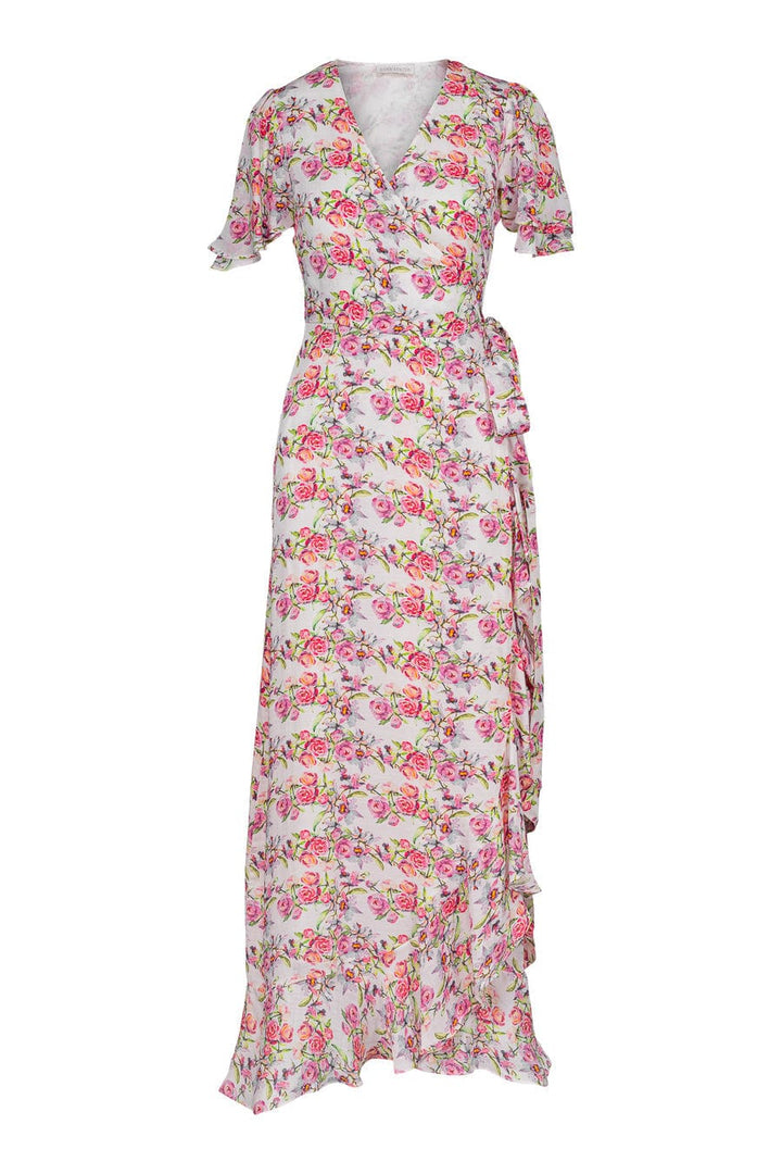 Gabriella Maxi Dress Lavender Flower | Kjoler | Smuk - Dameklær på nett