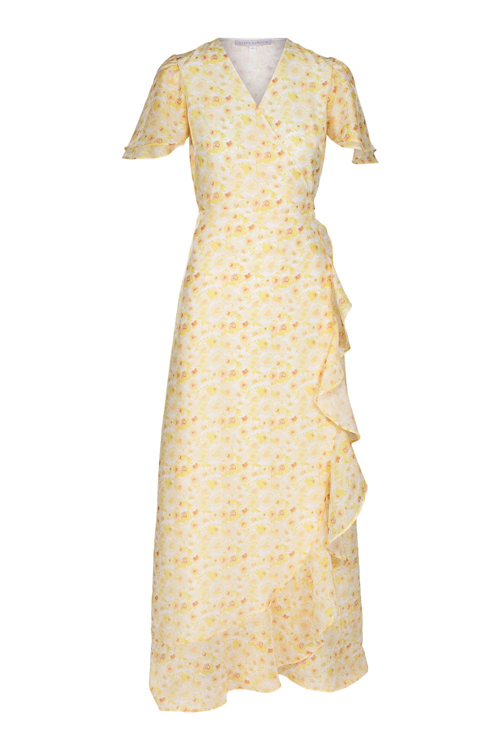 Gabriella Maxi Dress Yellow Flower | Kjoler | Smuk - Dameklær på nett