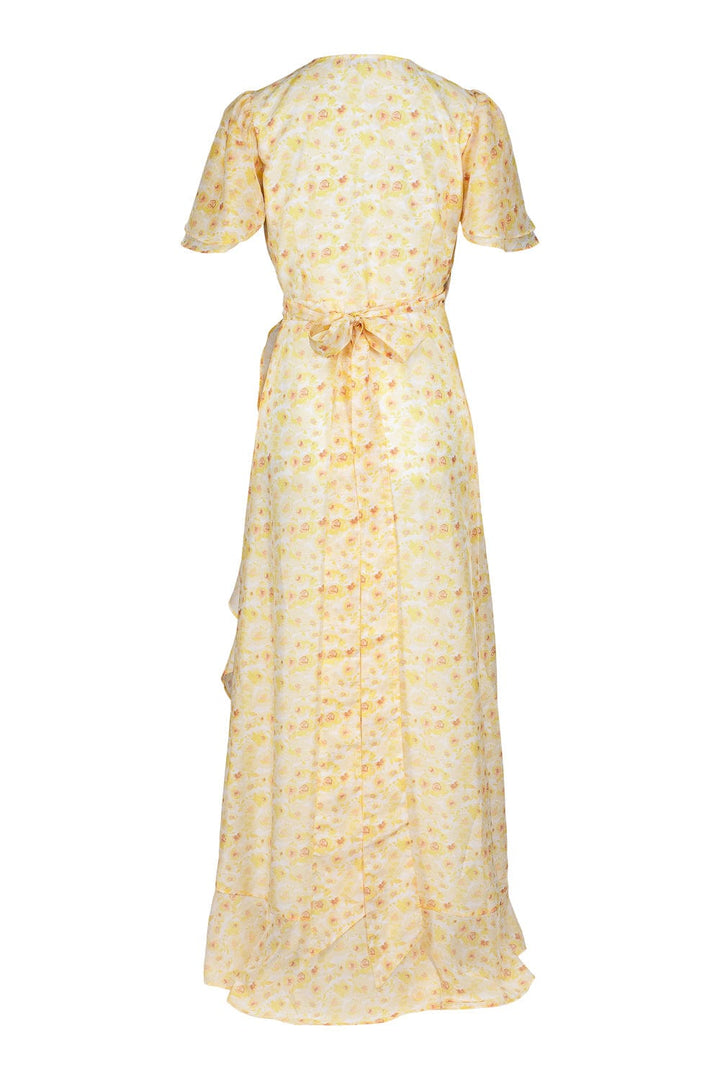 Gabriella Maxi Dress Yellow Flower | Kjoler | Smuk - Dameklær på nett