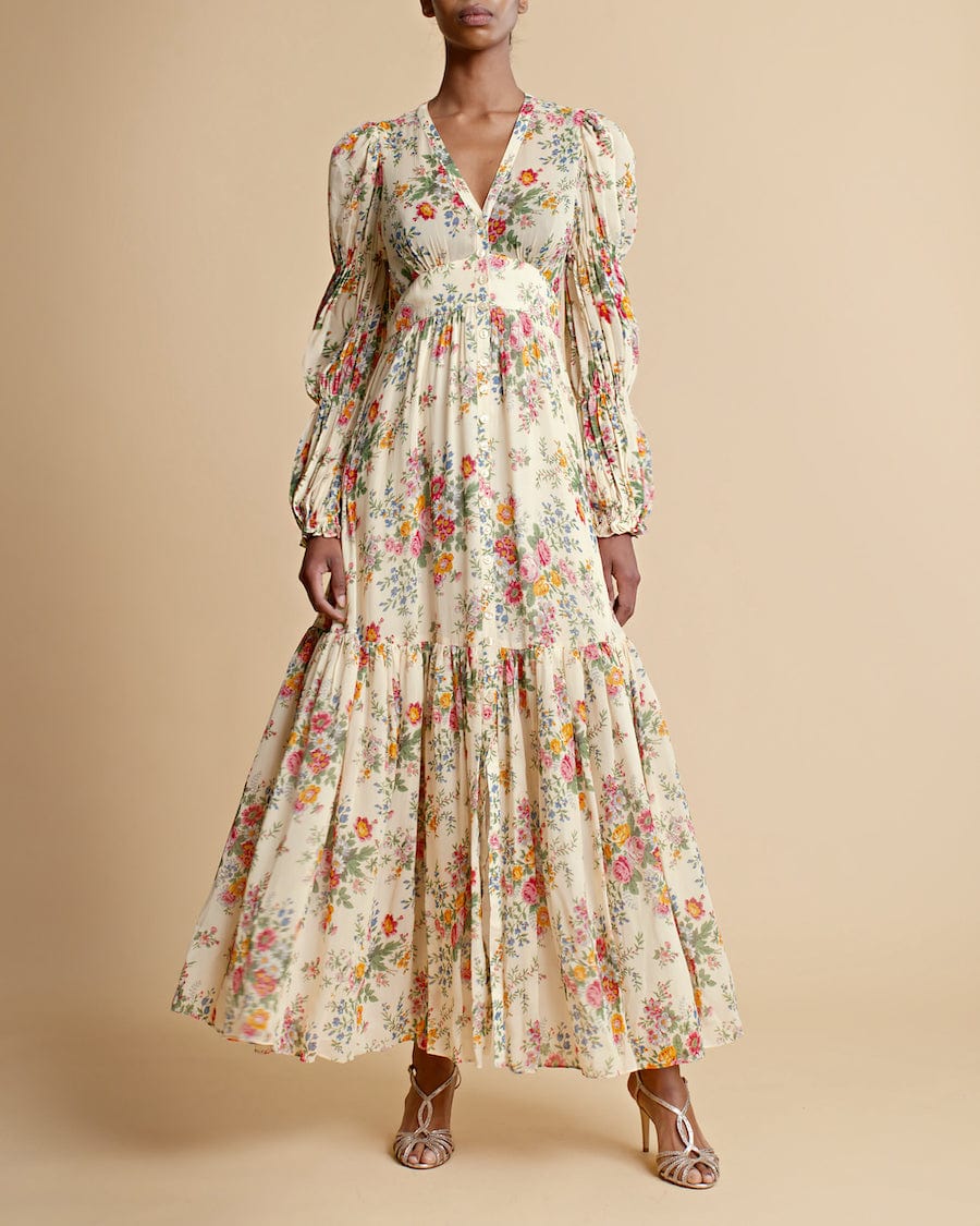 Georgette Maxi Dress Sunrise | Kjoler | Smuk - Dameklær på nett