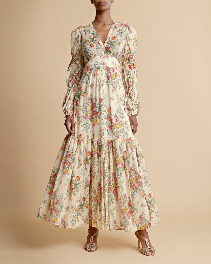 Georgette Maxi Dress Sunrise | Kjoler | Smuk - Dameklær på nett