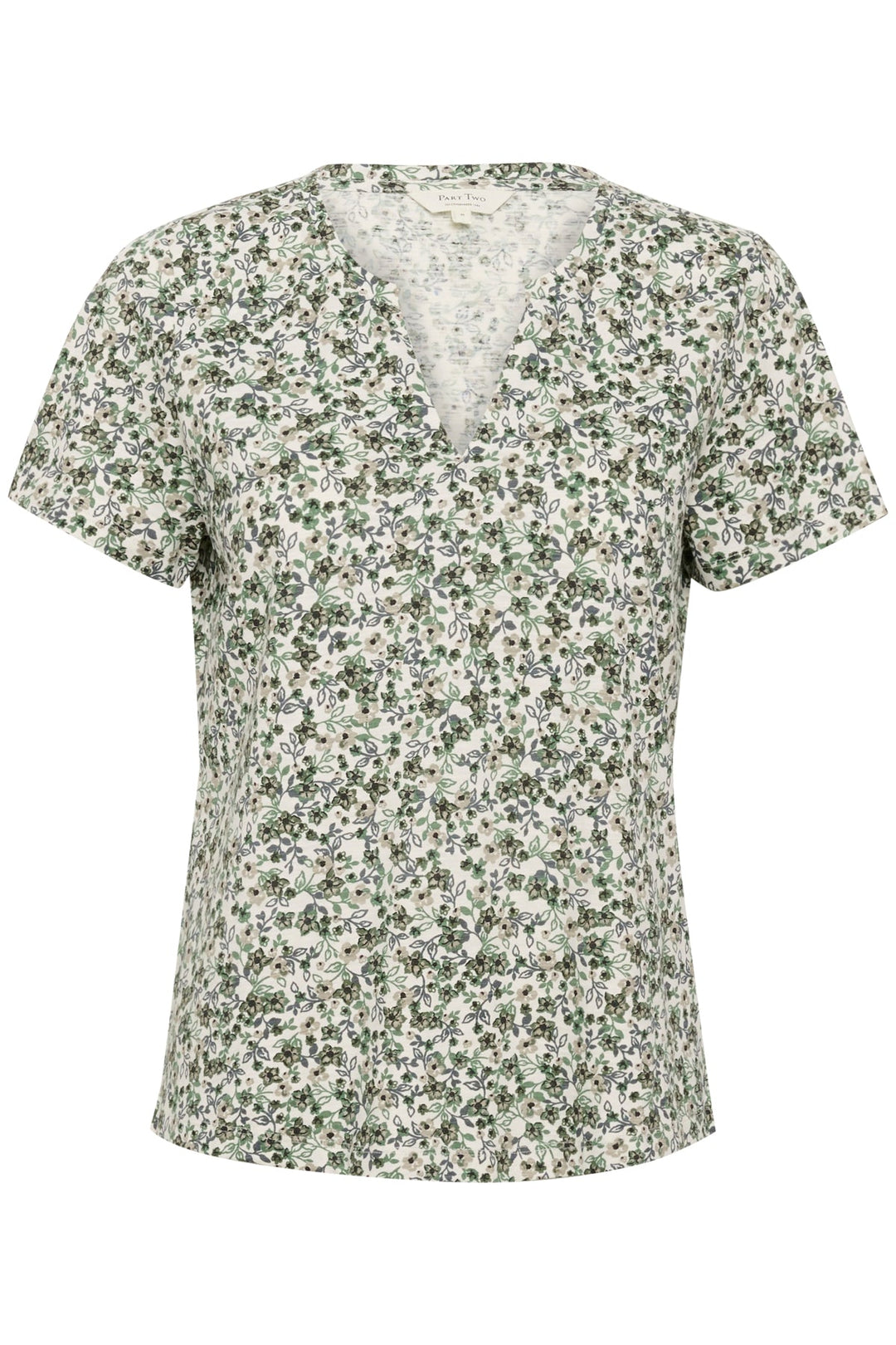Gesinaspw T-Shirt Vetiver Mini Flower Print | Skjorter og bluser | Smuk - Dameklær på nett
