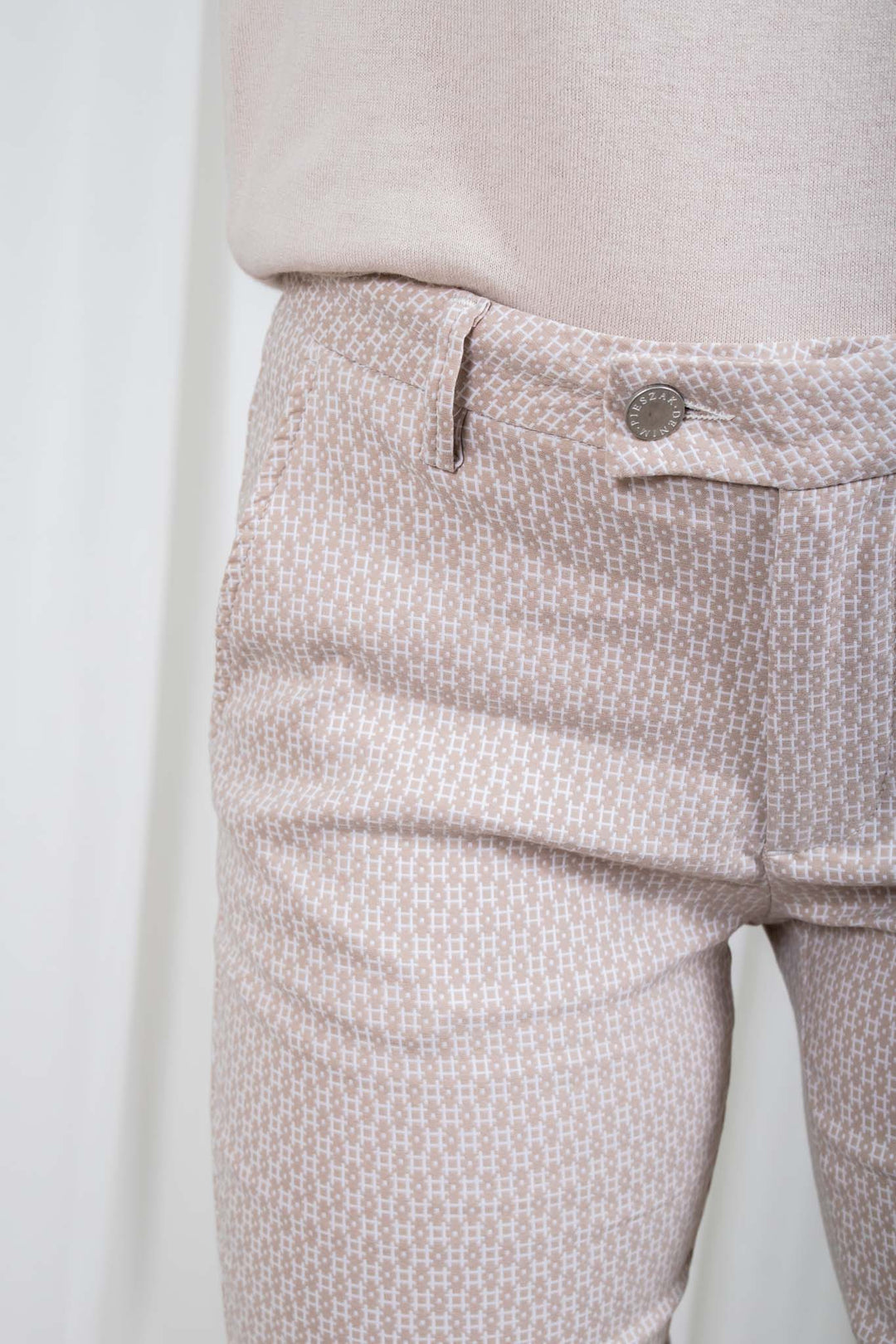 Gigi Jacquard Pant Amazing Texture | Bukser | Smuk - Dameklær på nett
