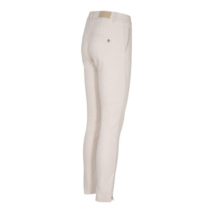 Gigi Pant Jacquard Warm Sand | Bukser | Smuk - Dameklær på nett