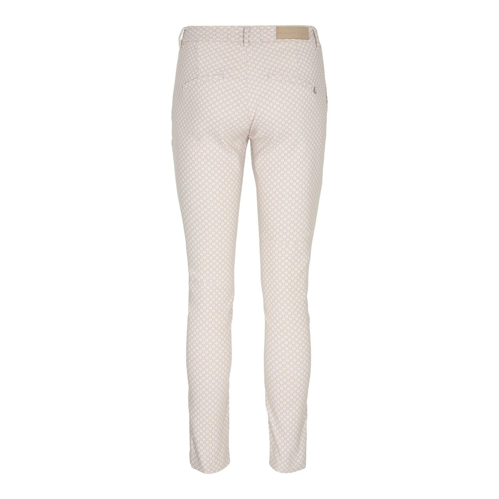 Gigi Pant Jacquard Warm Sand | Bukser | Smuk - Dameklær på nett