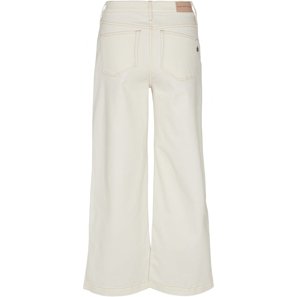 Gilly Swan Cropped Jeans Ecru | Bukser | Smuk - Dameklær på nett