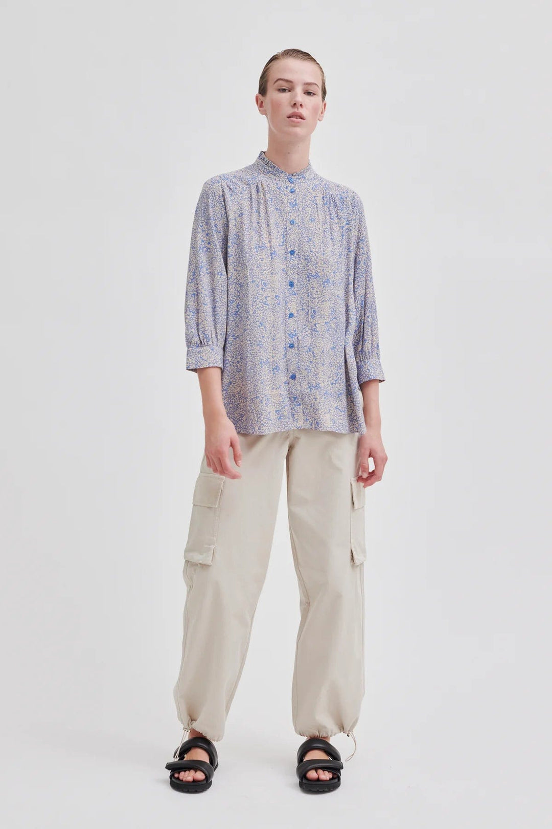 Gioia Shirt Blue Yonder | Skjorter og bluser | Smuk - Dameklær på nett