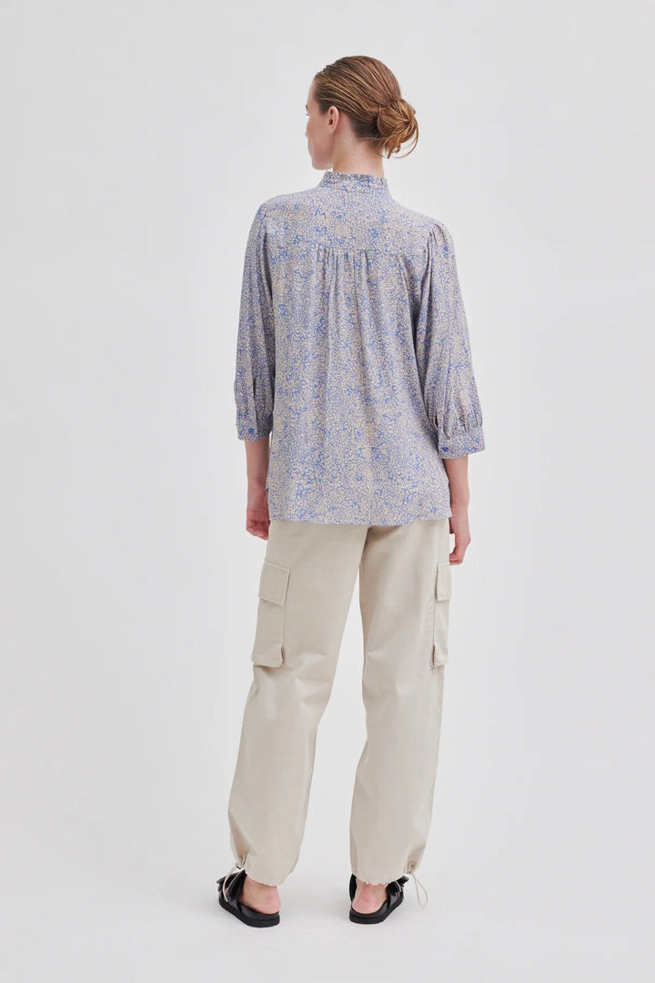 Gioia Shirt Blue Yonder | Skjorter og bluser | Smuk - Dameklær på nett