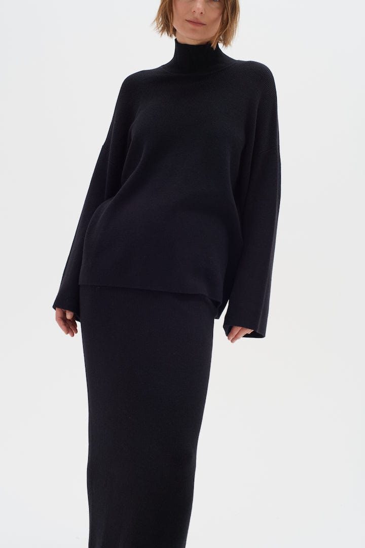 Gitteliw Pullover Solid Black | Genser | Smuk - Dameklær på nett