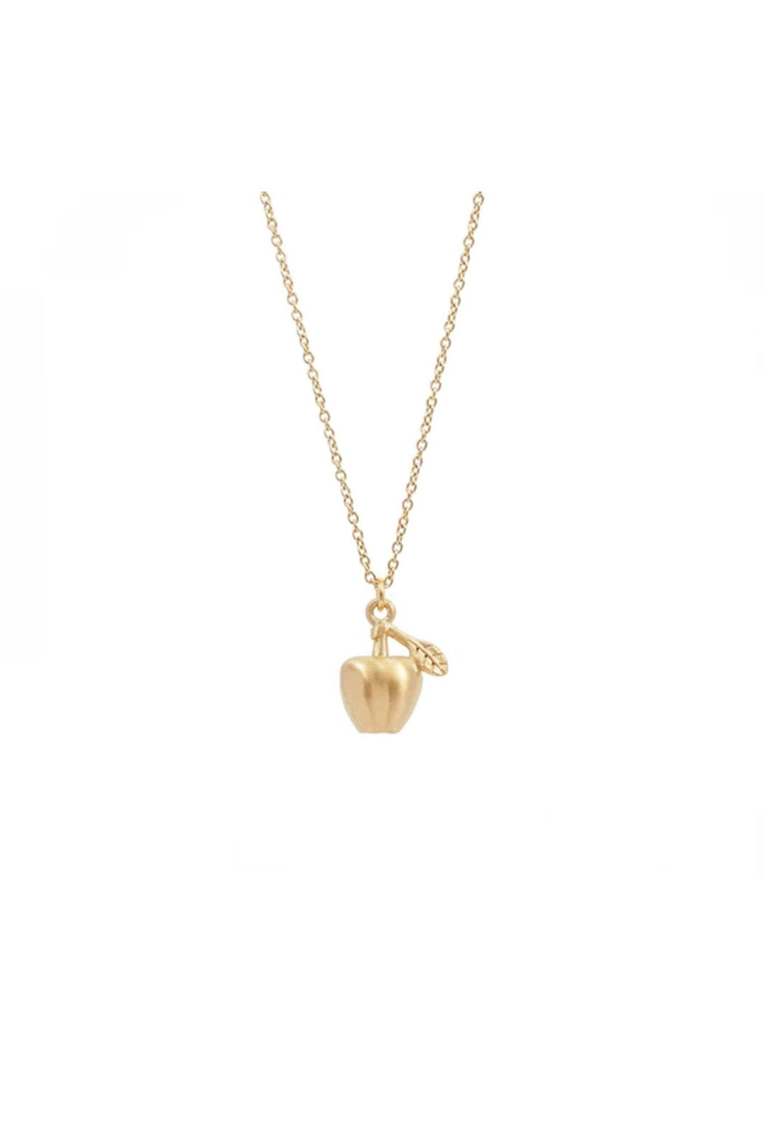 Golden apple necklace | Accessories | Smuk - Dameklær på nett