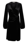 Gorieliw Wrap Dress Black