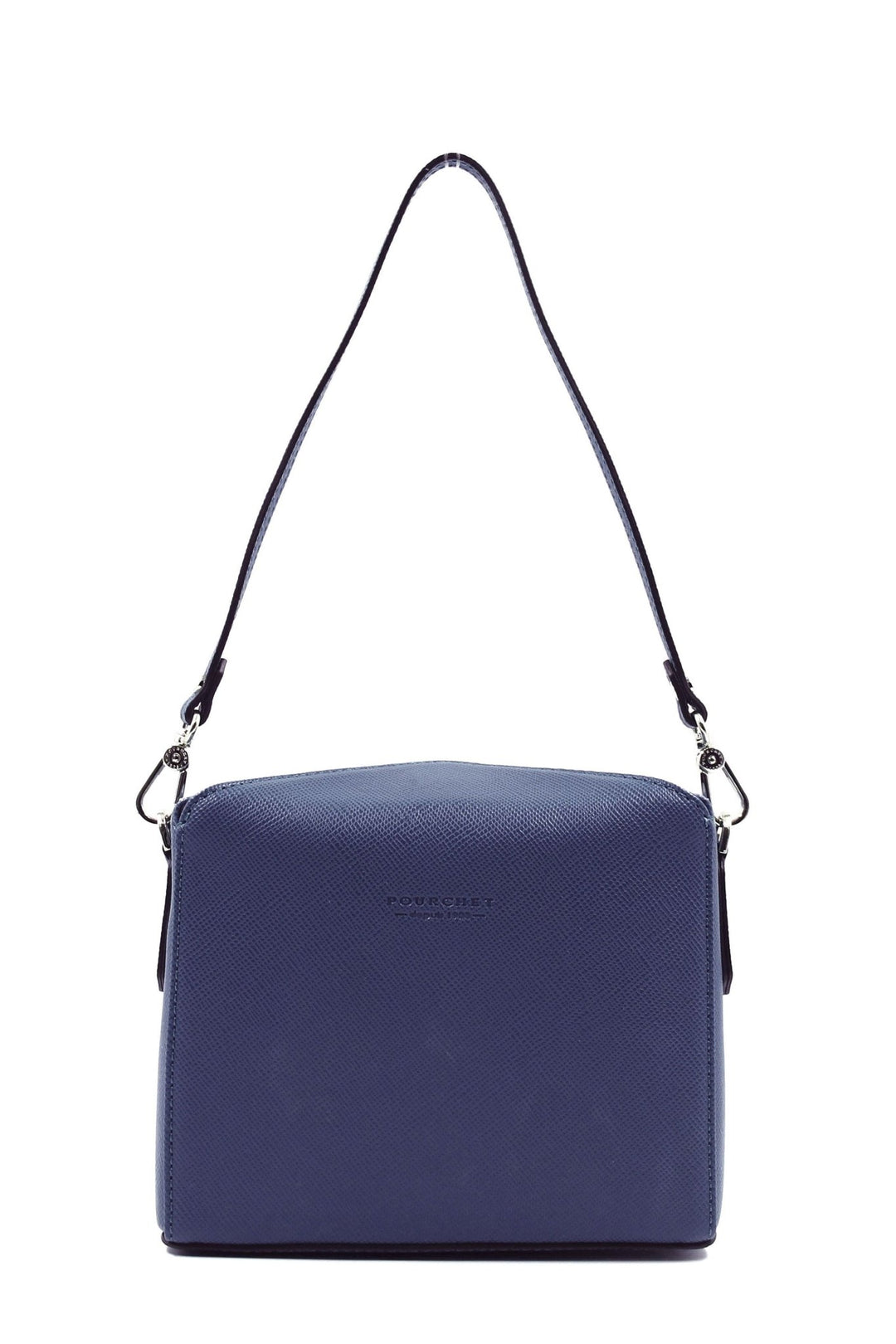 Grainy synthetic convertible clutch Marine | Accessories | Smuk - Dameklær på nett