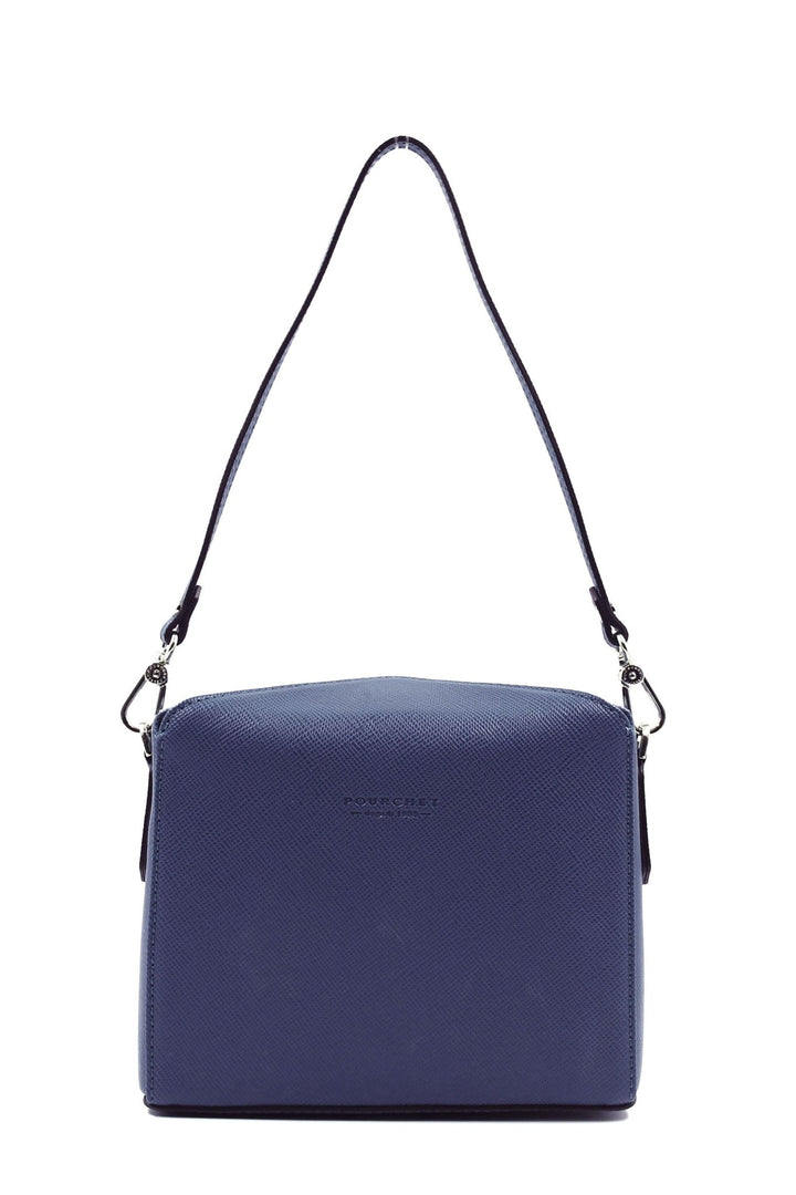 Grainy synthetic convertible clutch Marine | Accessories | Smuk - Dameklær på nett