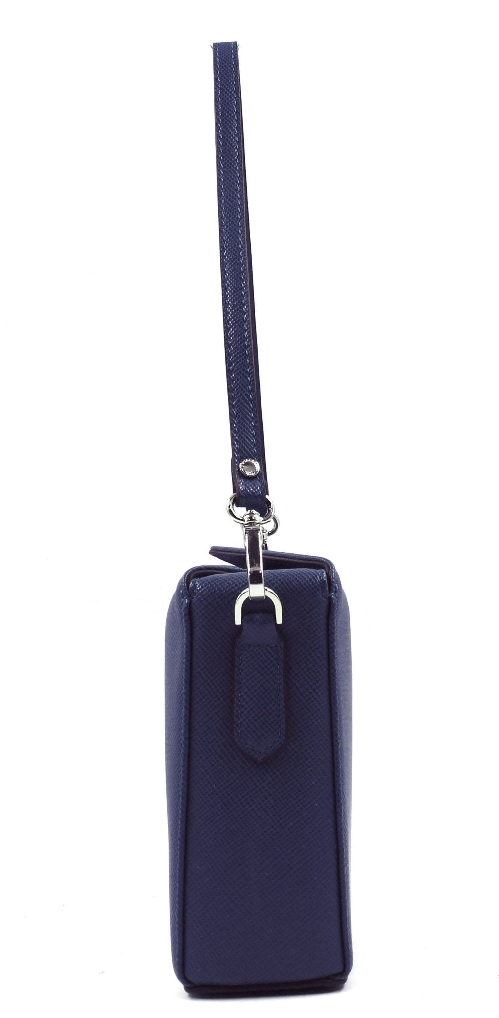 Grainy synthetic convertible clutch Marine | Accessories | Smuk - Dameklær på nett