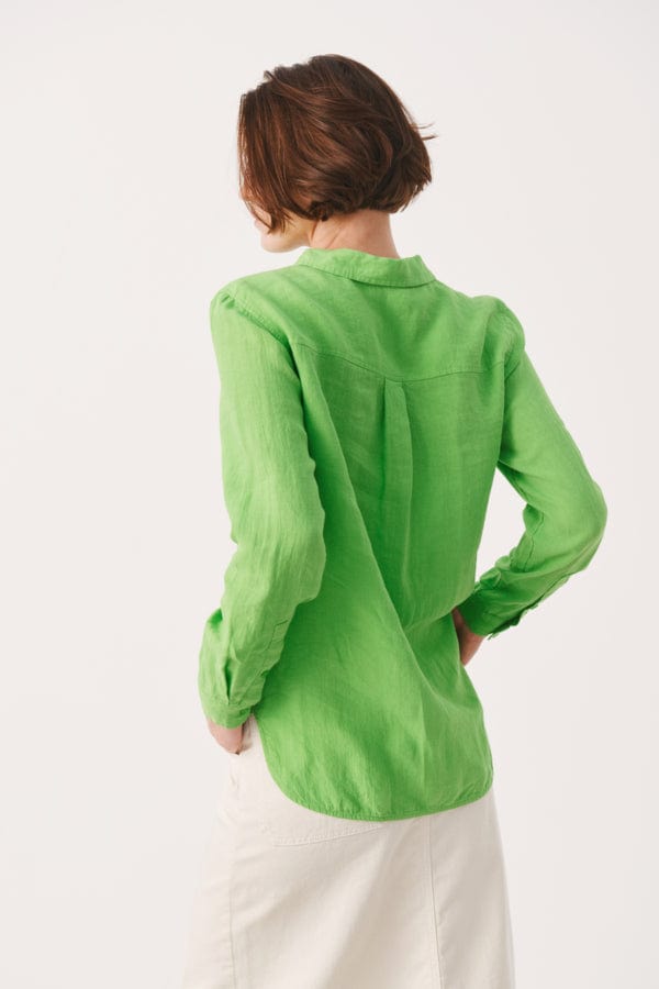 Grass Green Kivaspw Shirt | Skjorter og bluser | Smuk - Dameklær på nett