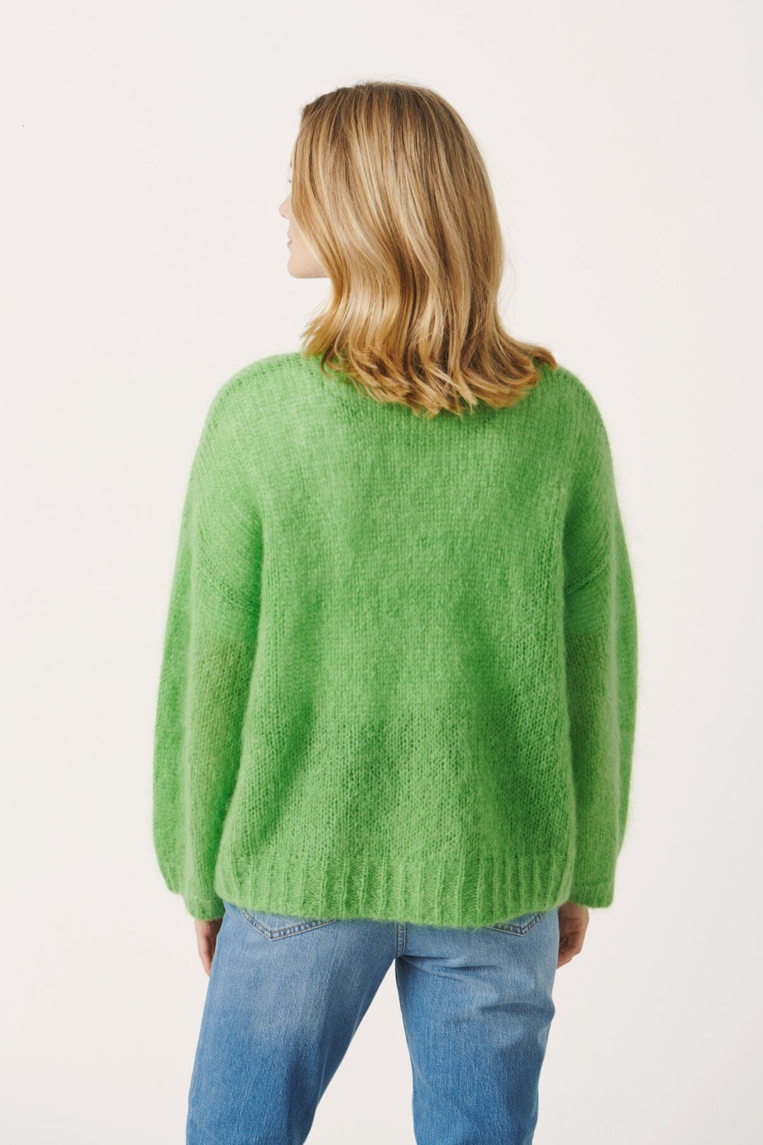 Grass Green Rastinapw Cardigan | Genser | Smuk - Dameklær på nett
