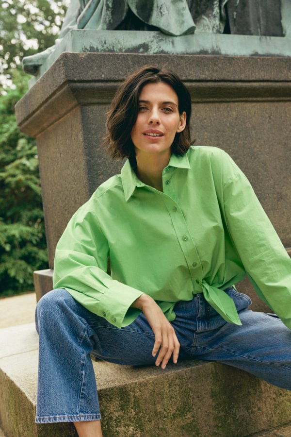 Grass Green Savannapw Shirt | Skjorter og bluser | Smuk - Dameklær på nett
