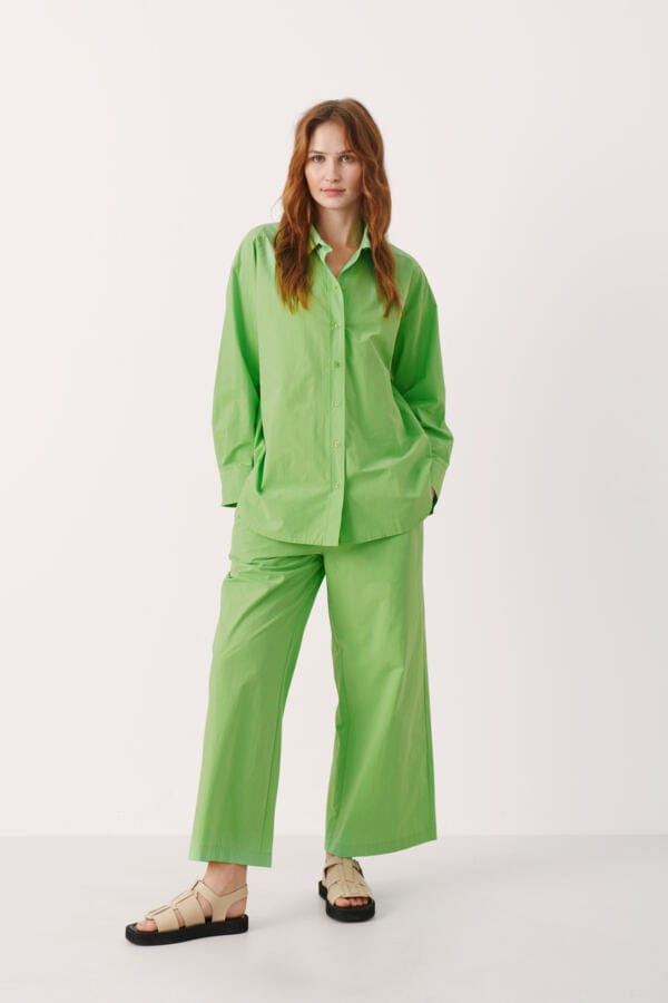 Grass Green Savannapw Shirt | Skjorter og bluser | Smuk - Dameklær på nett