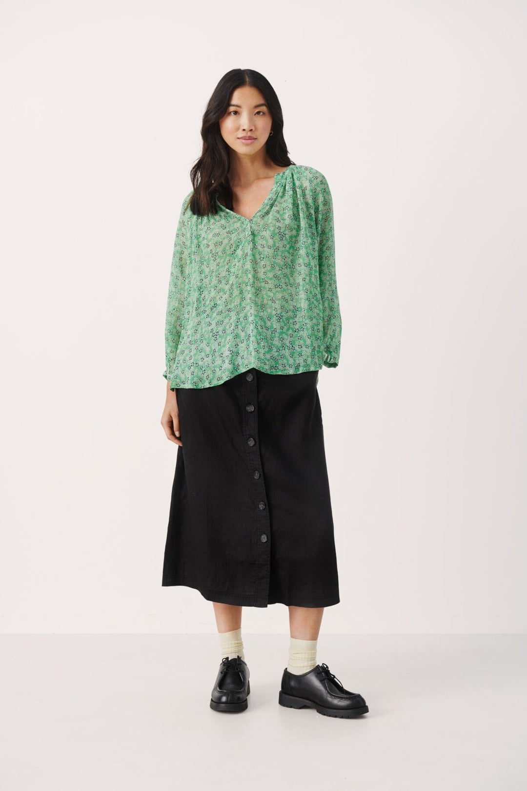 Greenbriar Mini Flower Erdonaepw Blouse | Skjorter og bluser | Smuk - Dameklær på nett