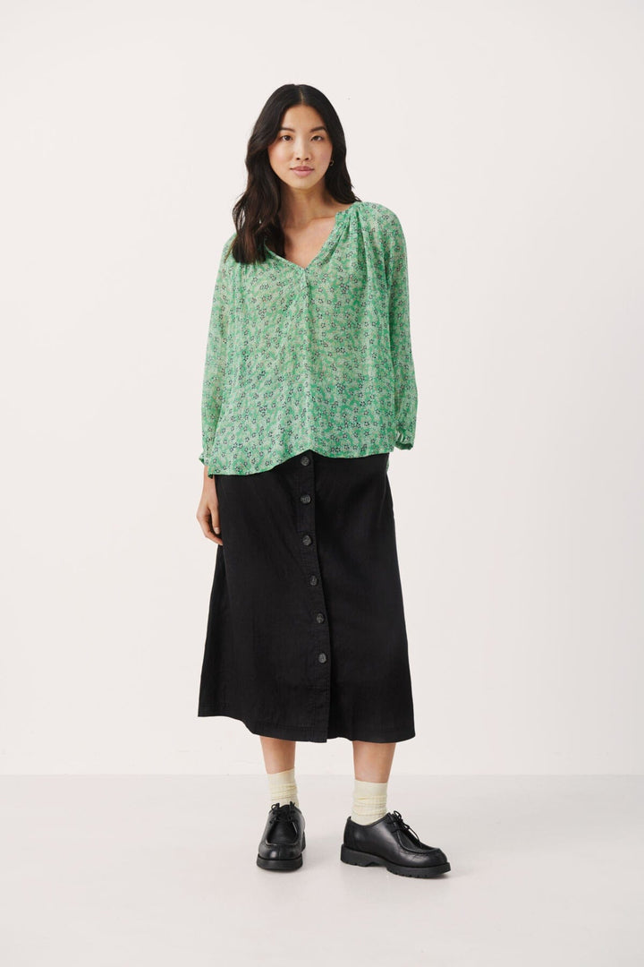 Greenbriar Mini Flower Erdonaepw Blouse | Skjorter og bluser | Smuk - Dameklær på nett