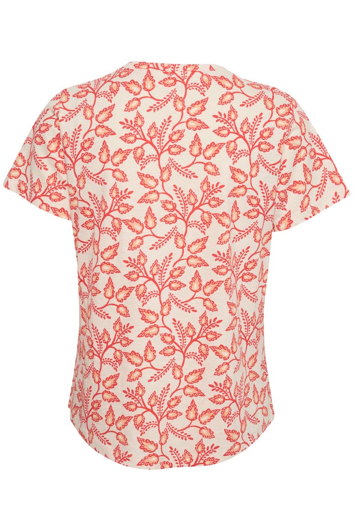 Grenadine Graphic Leaf Gesinaspw T-Shirt | Skjorter og bluser | Smuk - Dameklær på nett