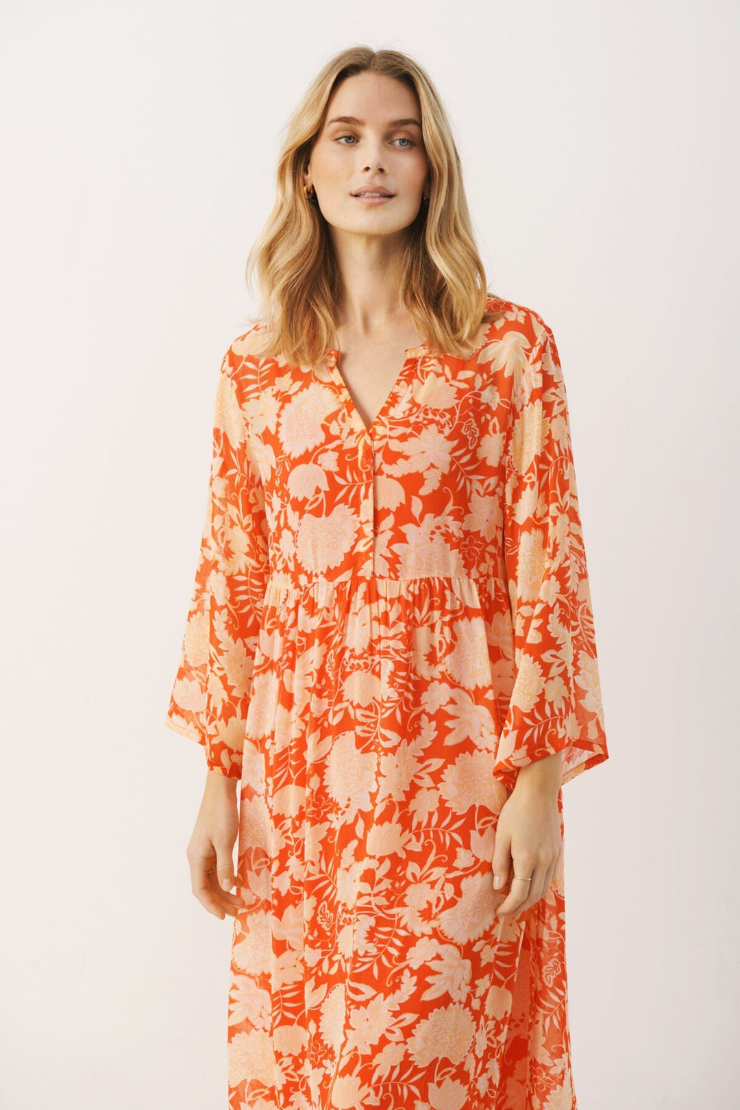 Grenadine Wallpaper Print Poloniapw Dress | Kjoler | Smuk - Dameklær på nett